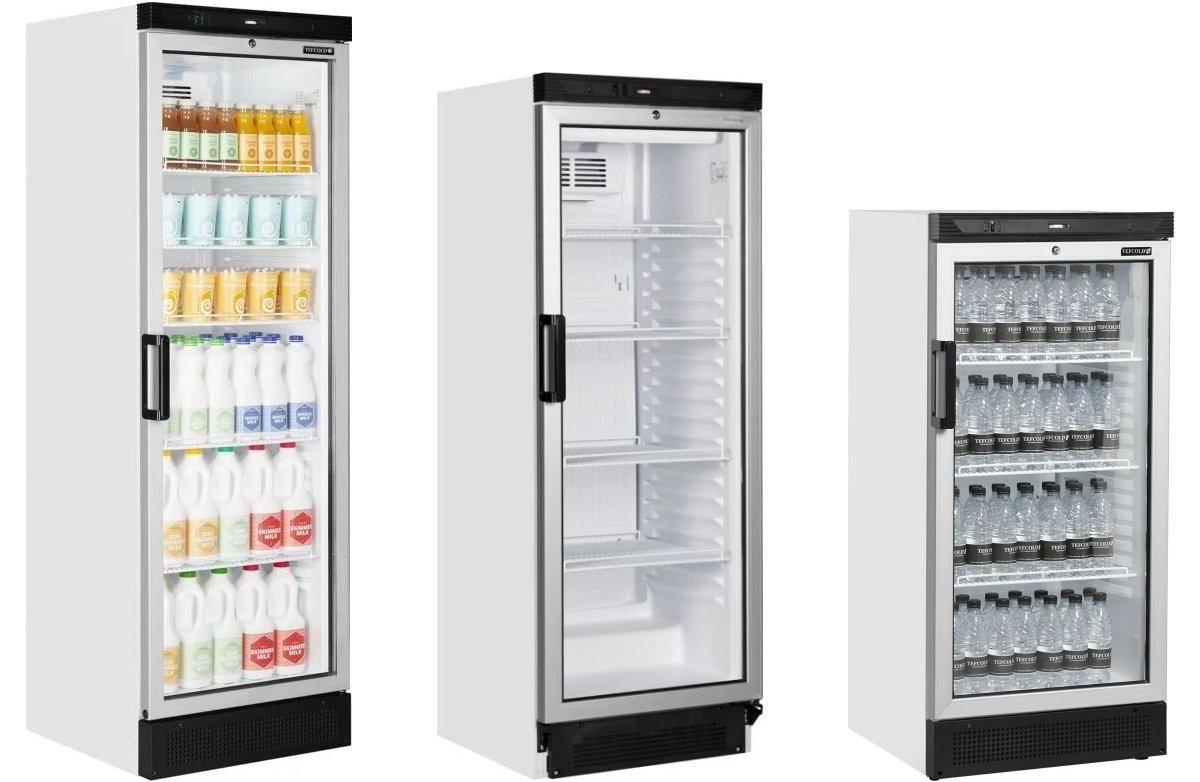Tefcold Glass Door Merchandisers FS1220, FS1280, FS1380