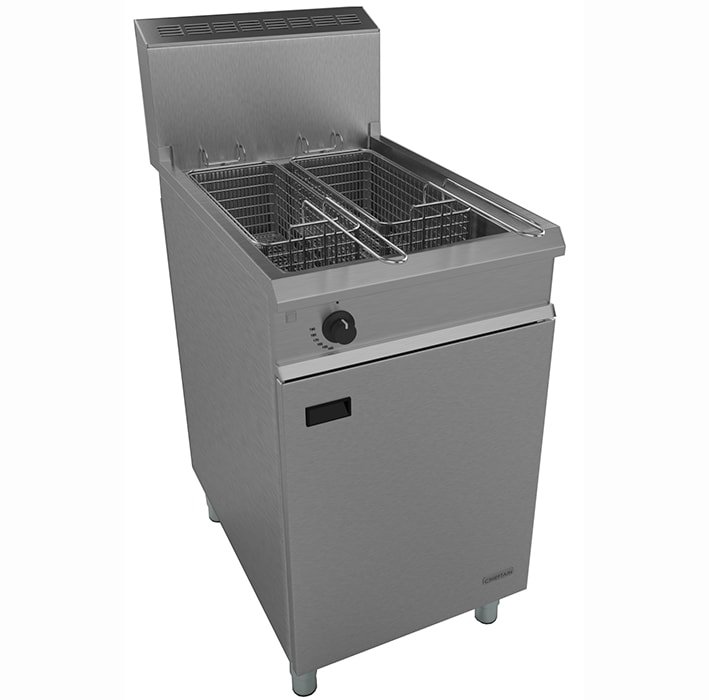 Chieftain Single Tank 2 Basket Gas Fryer 24Ltr Falcon G1838X