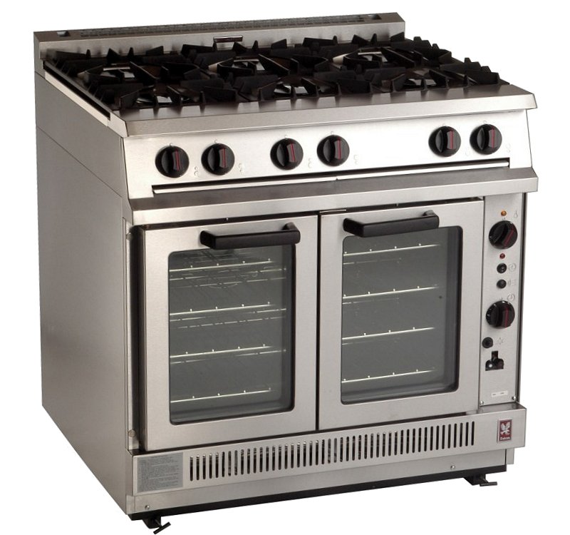 Dominator 6 Burner Gas Range with Convection Oven Falcon G2102