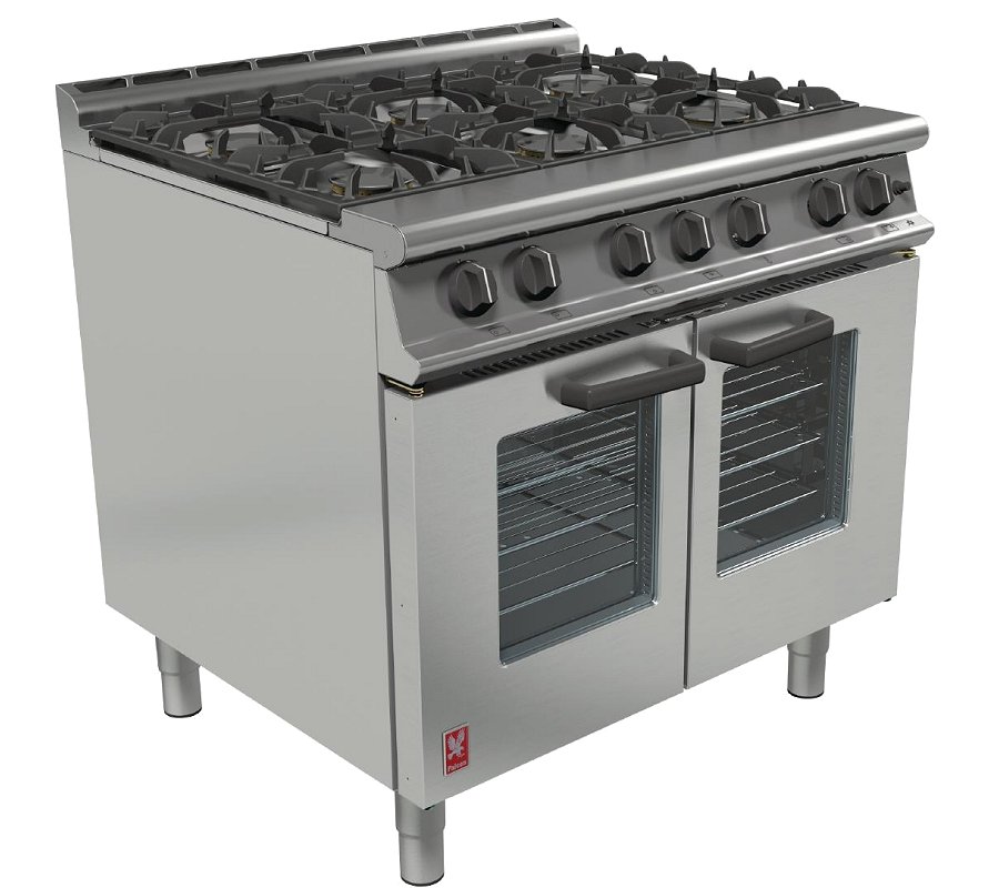 Dominator 6 Burner Gas Oven Range Falcon G3106