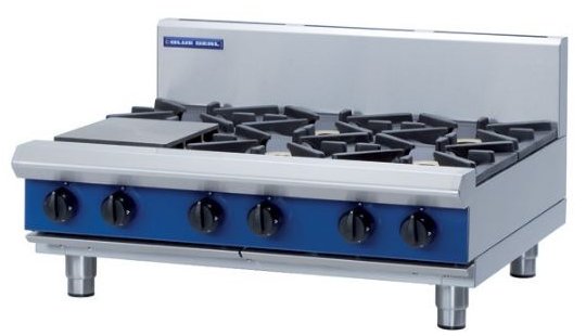 Blue Seal G516D-B 6 Burner Gas Hob Bench Model W900mm