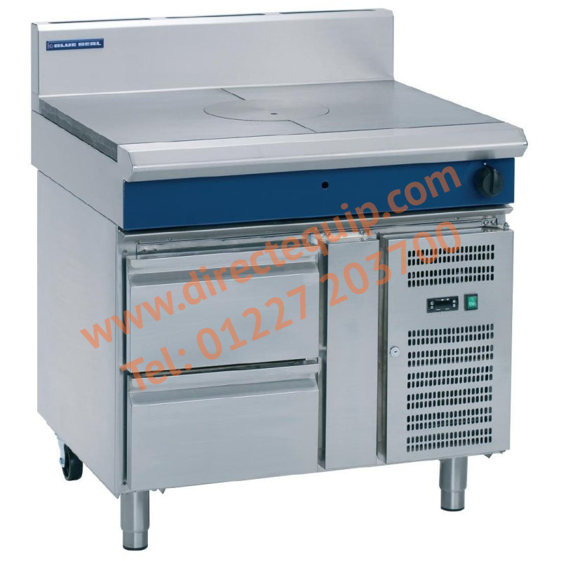 Blue Seal G57-RB Gas Target Top on Refrigerated Base W900mm