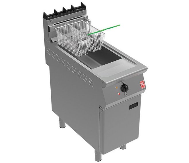 F900 Single Tank Gas Fryer with Filtration 18Ltr Falcon G9341F