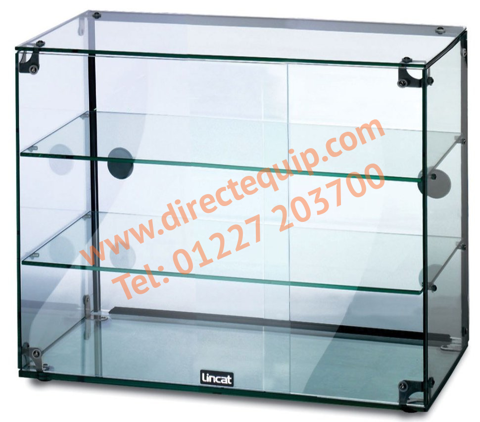 Lincat Glass Display Case Rear Sliding Doors GC