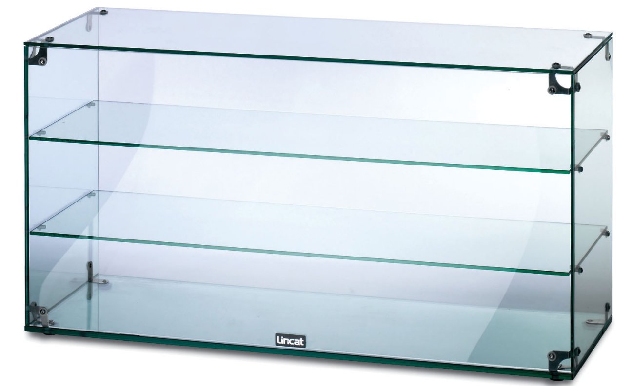 Lincat GC39 Glass Display Case with Open Back
