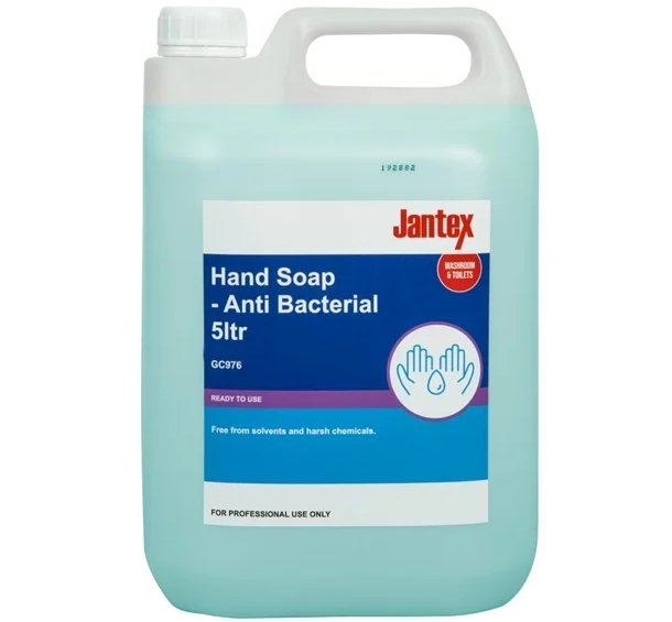 Jantex Unperfumed Antibacterial Liquid Hand Soap 5Ltr