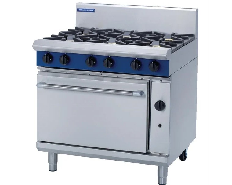 Blue Seal GE506D-A 900mm Gas Range Electric Static Oven