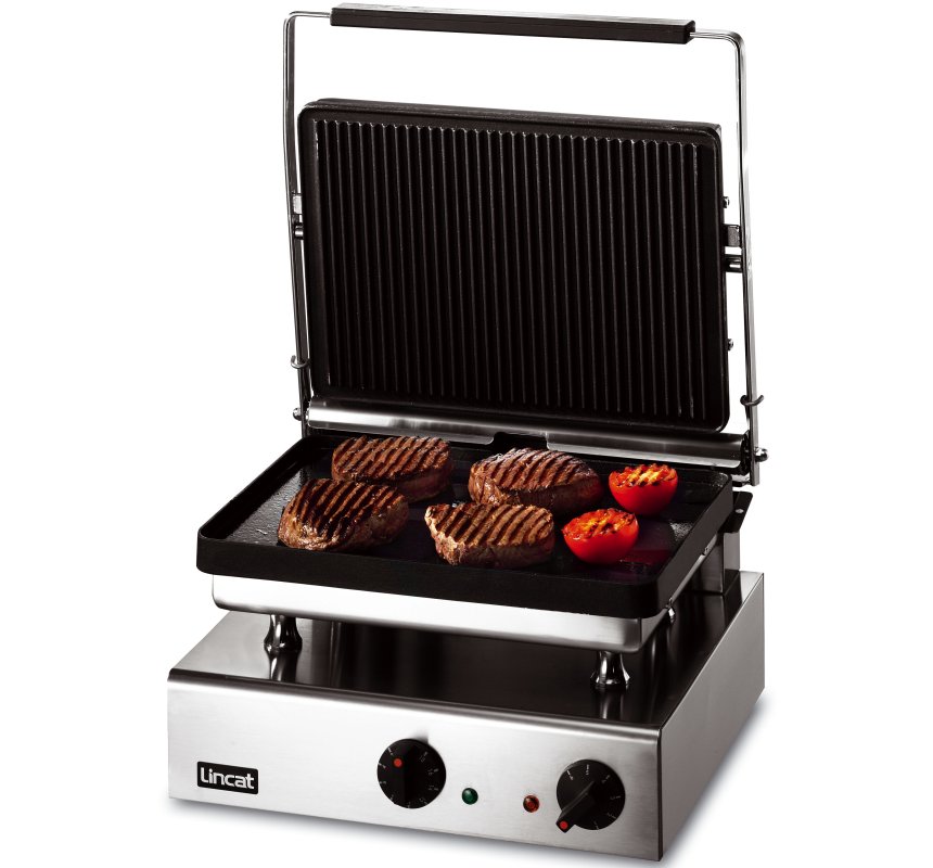 Lincat GG1R Heavy Duty Contact Grill Ribbed Upper & Lower Plates W395mm