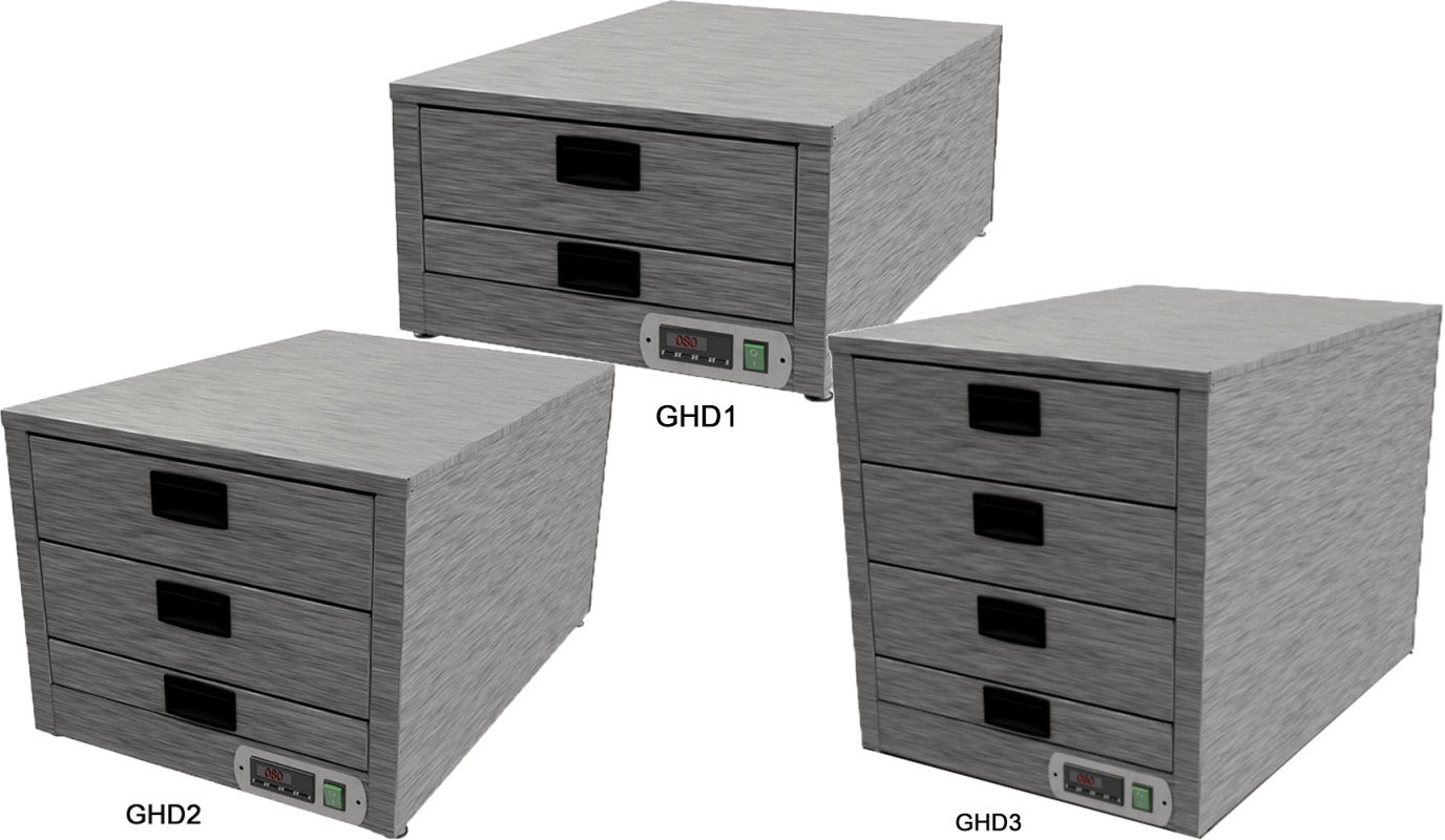 Moffat GHD Heated Drawer Units 3 x 1/3GN Each Drawer