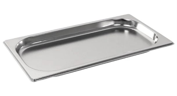 Vogue Stainless Steel 1/3 Gastronorm Pan Depth 20mm