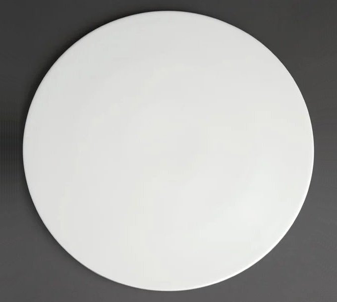 Olympia Whiteware Flat Pizza Plates 330mm