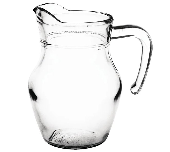 Olympia Glass Jug 0.5Ltr (6 Pack) 