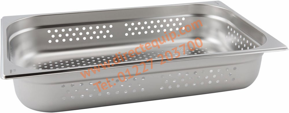 GN 1/1 Perforated Stainless Steel Gastronorm