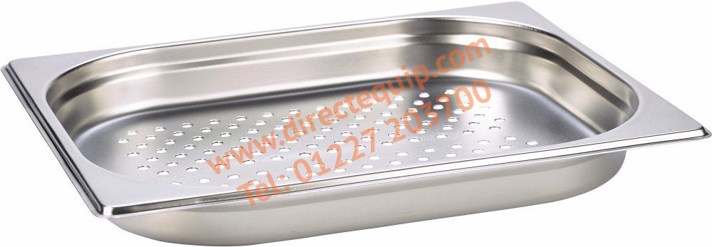 GN 1/2 Perforated Stainless Steel Gastronorm