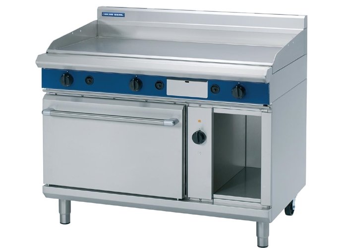 Blue Seal GPE508 Gas Griddle Electric Static Oven W1200mm