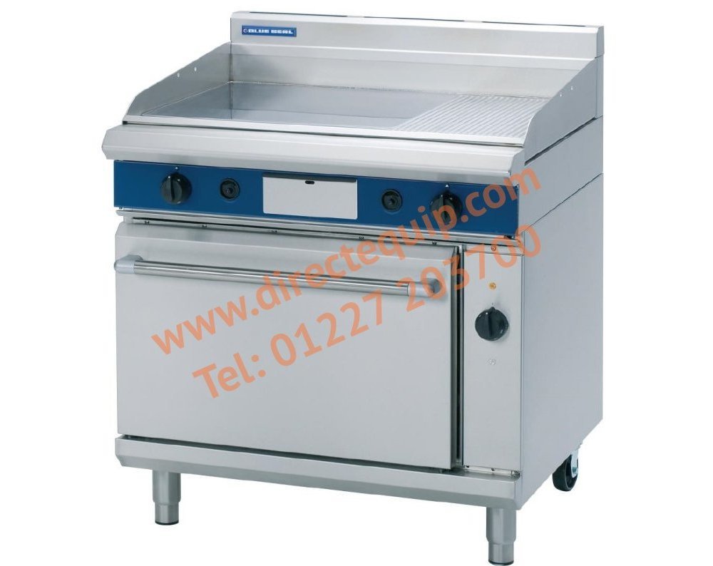 Blue Seal GPE56 Gas Griddle Electric Convection Oven Range W900mm
