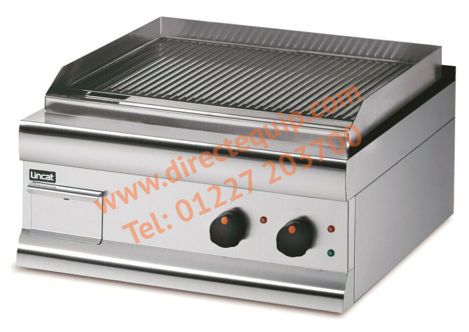 Lincat 4kW Fully-ribbed Dual Zone Electric Griddle W600mmGS6TFR