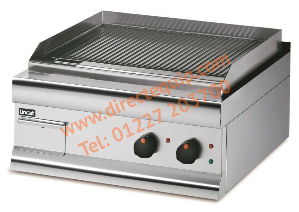 Lincat GS6/TFR 4kW Fully-ribbed Dual Zone Electric Griddle W600mm