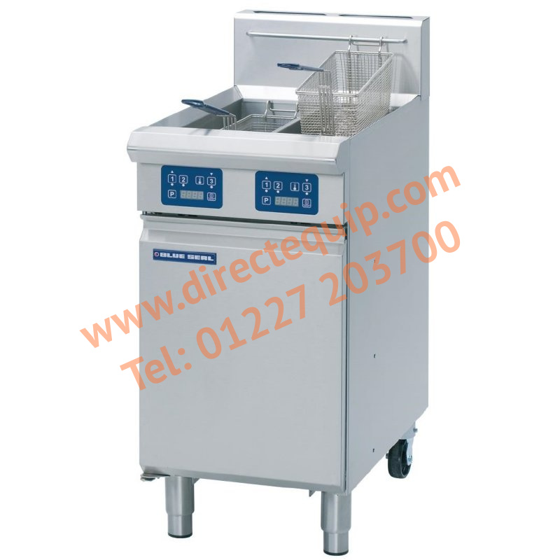 Blue Seal GT46 Twin Tank Gas Fryer 2 x 13Ltr