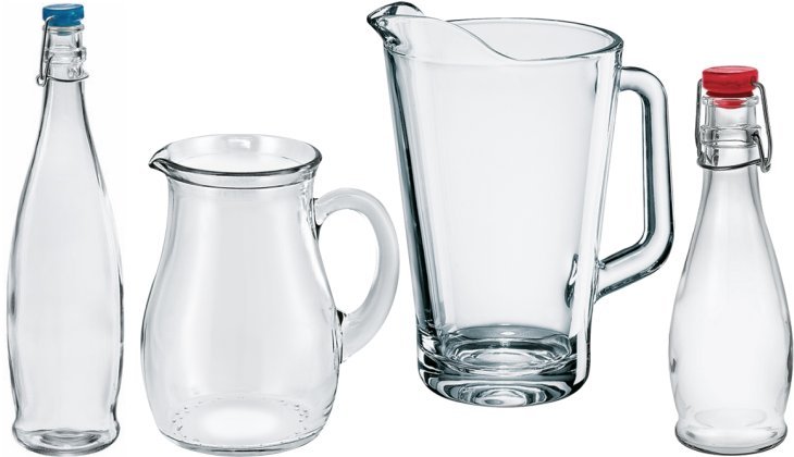 Glass Jugs, Carafes & Bottles