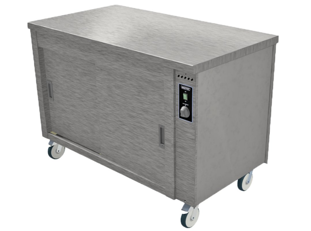 Moffat HC3 Mobile Hot Cupboard W1275mm Cap: 133 Plates, 35 Plated Meals