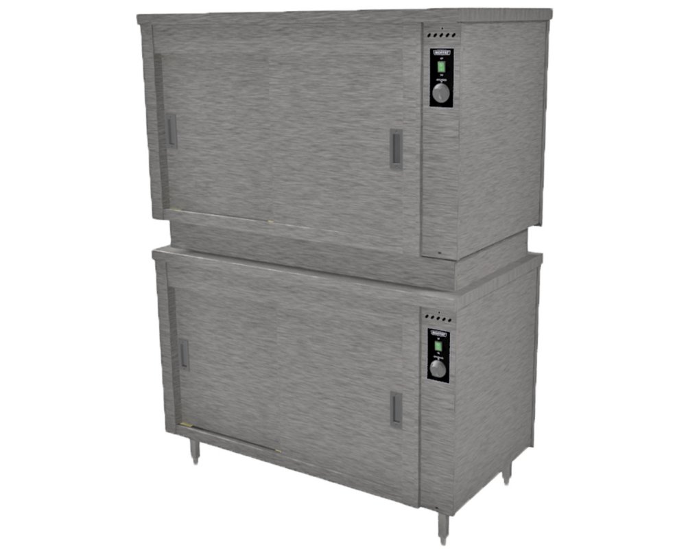 Moffat HC3DS Premier Hot Cupboard Double Stack W1275mm Cap: 266 Plates, 70 Plated Meals