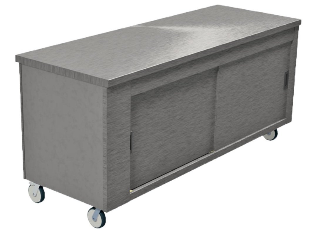 Moffat HC5DBS Mobile Pass Through Hot Cupboard W1931mm Cap: 288 Plates, 60 Plated Meals