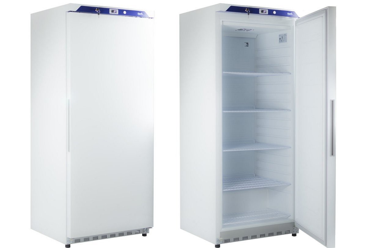Prodis HC610R White Upright Single Door Fridge 620Ltr