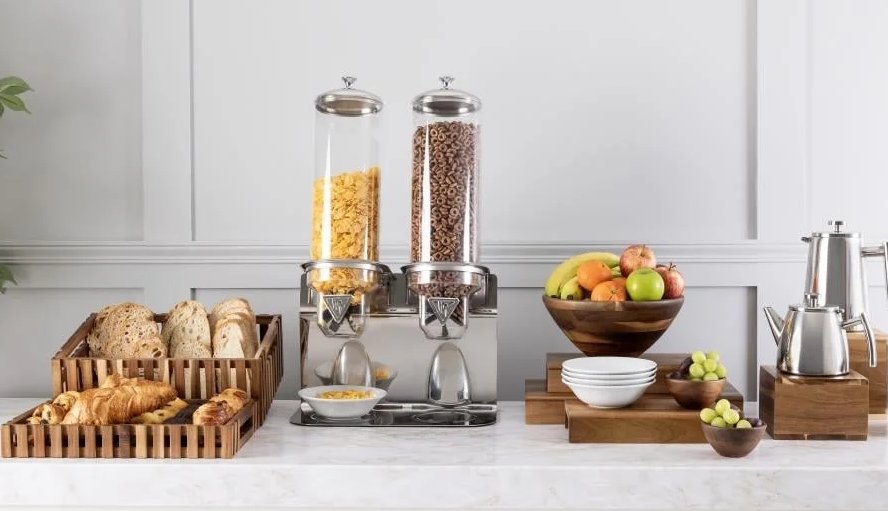 Olympia Cereal Dispenser Double 2 x 4Ltr