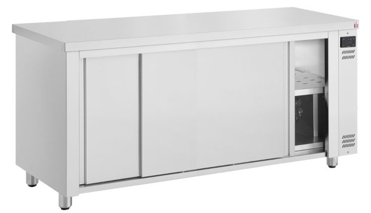 Inomak HCP16 Hot Cupboard Cap: 1000 Plates, 133 Plated Meals W1600mm