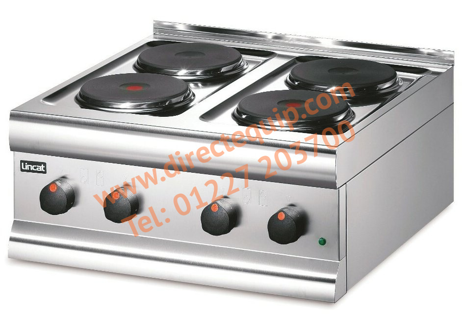 Lincat Electric Hob, Boiling Top 7kW Four Plate W600mm HT6