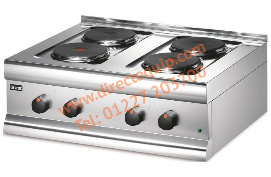 Lincat Electric Hob, Boiling Top 7kW Four Plate W750mm HT7