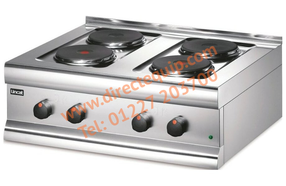Lincat HT7 4 Plate Electric Hob, Boiling Top W750mm 7kW