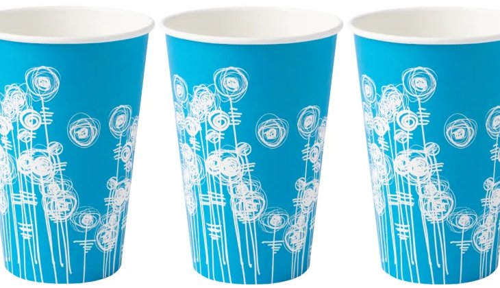 Aqua Swirl Paper Cold Cup 7oz - Qty 2000