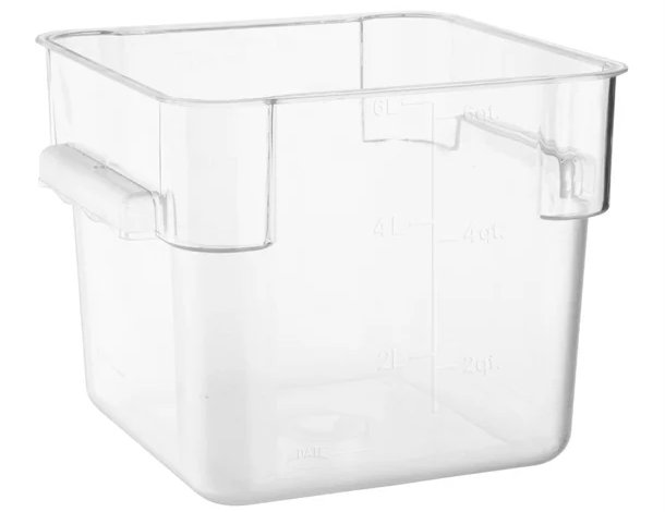 Hygiplas Polycarbonate Square Storage Container 5.5Ltr (HY402)