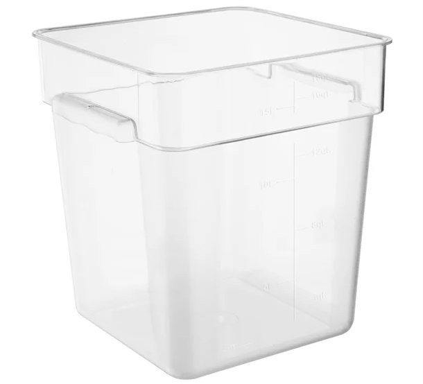 Hygiplas Polycarbonate Square Storage Container 15Ltr (HY4065)