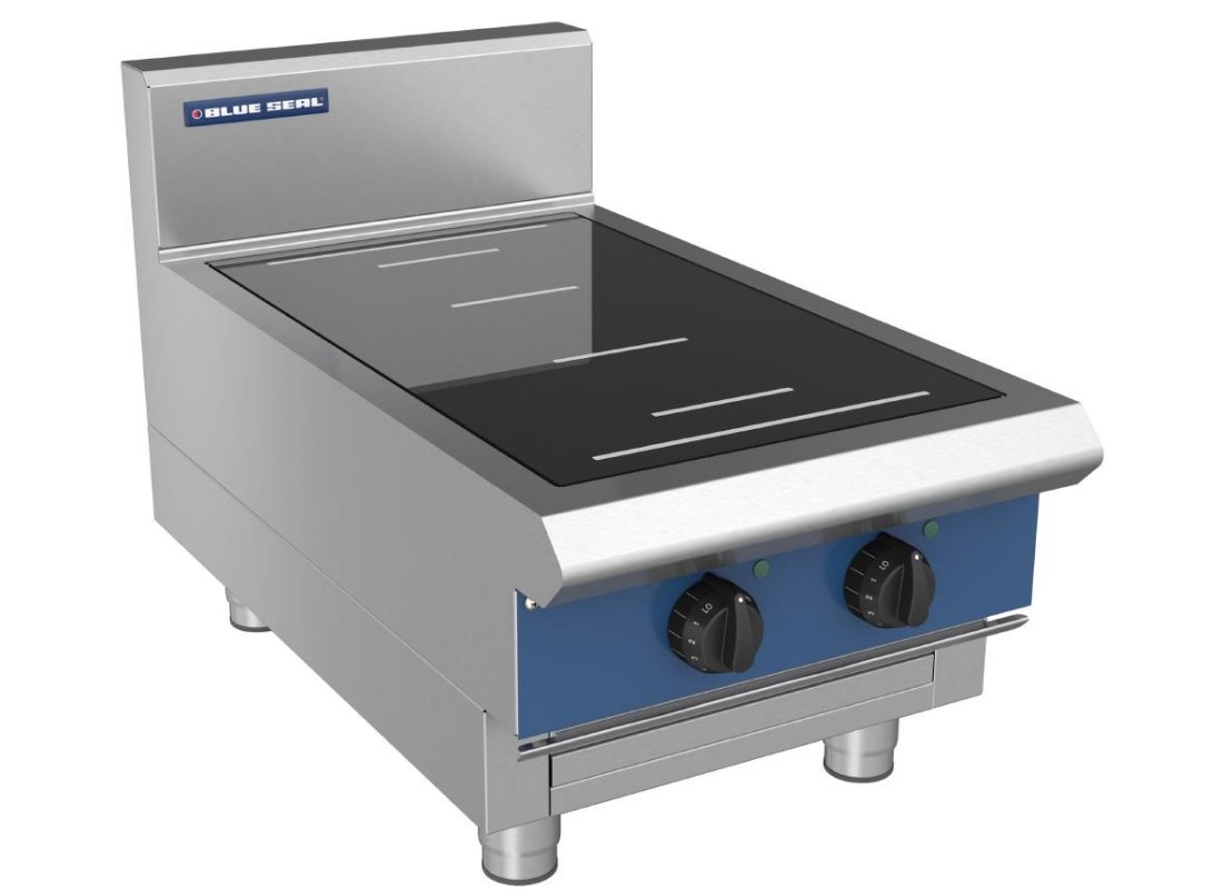 Blue Seal 2 x 5kW Induction Hob W450mm IN512F-B