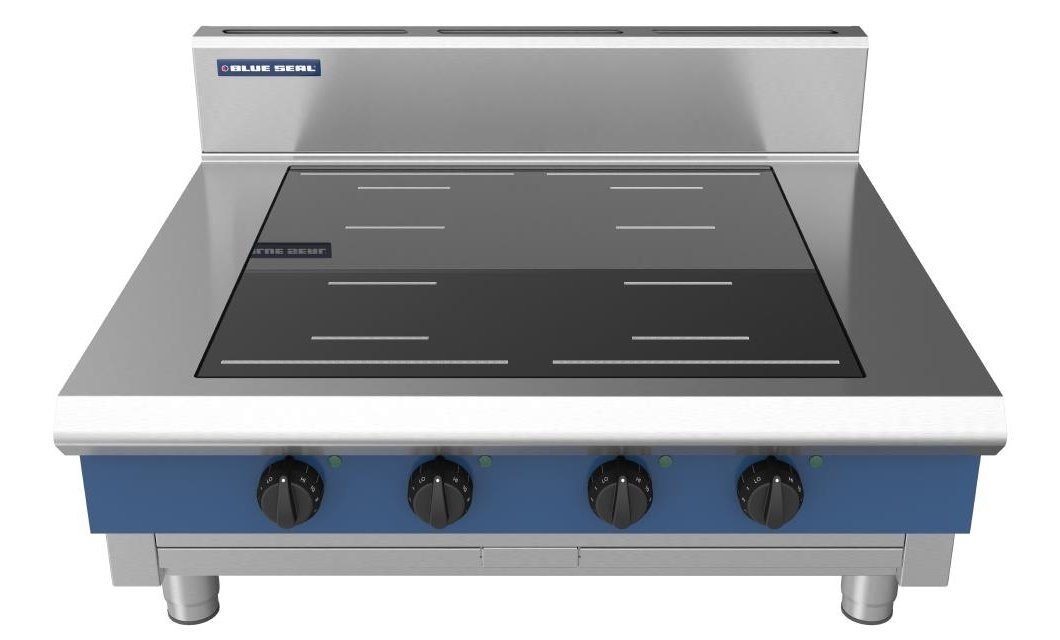 Blue Seal 4 x 5kW Induction Hob W900mm IN514F-B