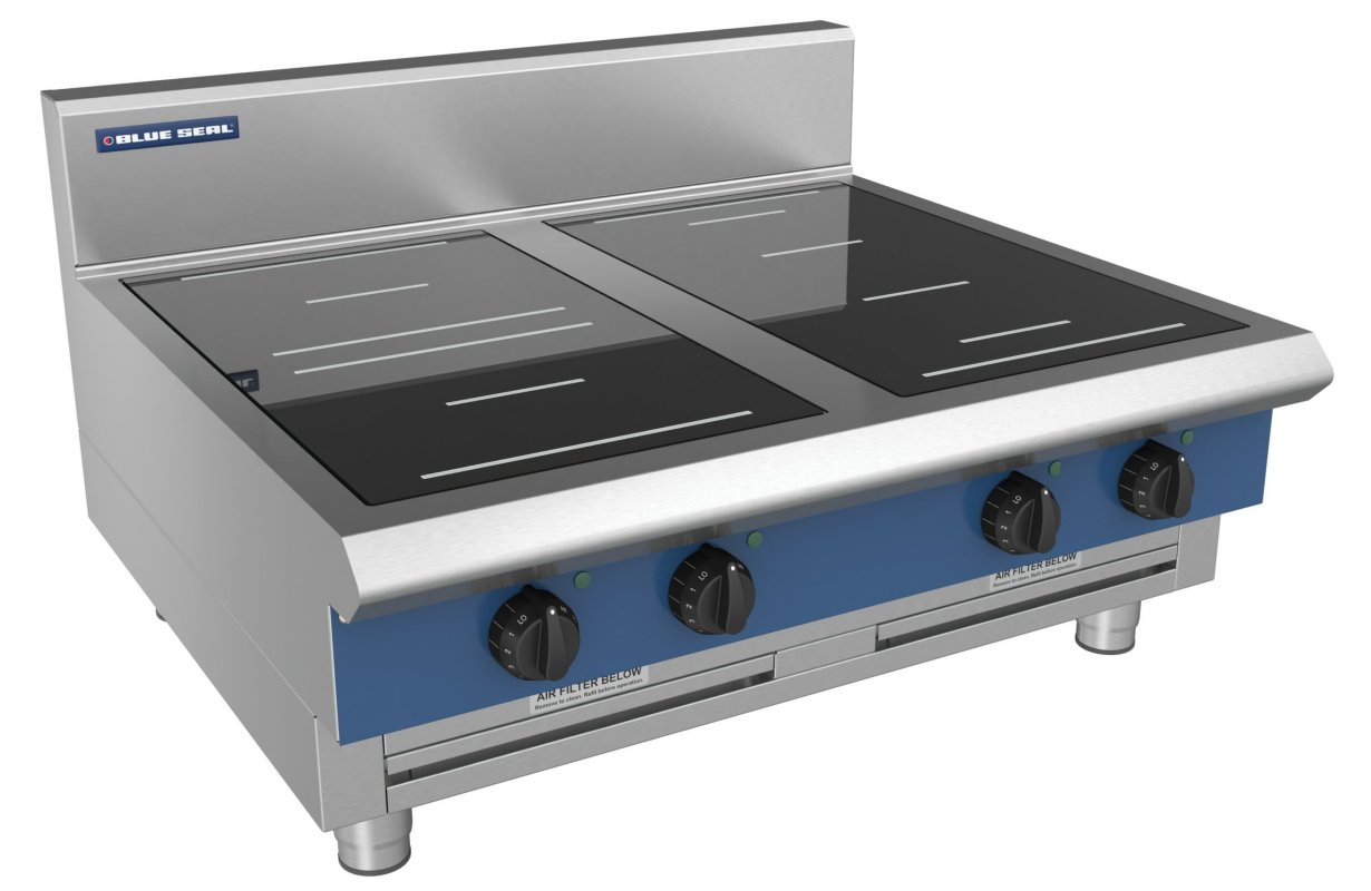 Blue Seal 2 x 3.5 & 2 x 5kw Induction Hob W900mm IN514R3F-B