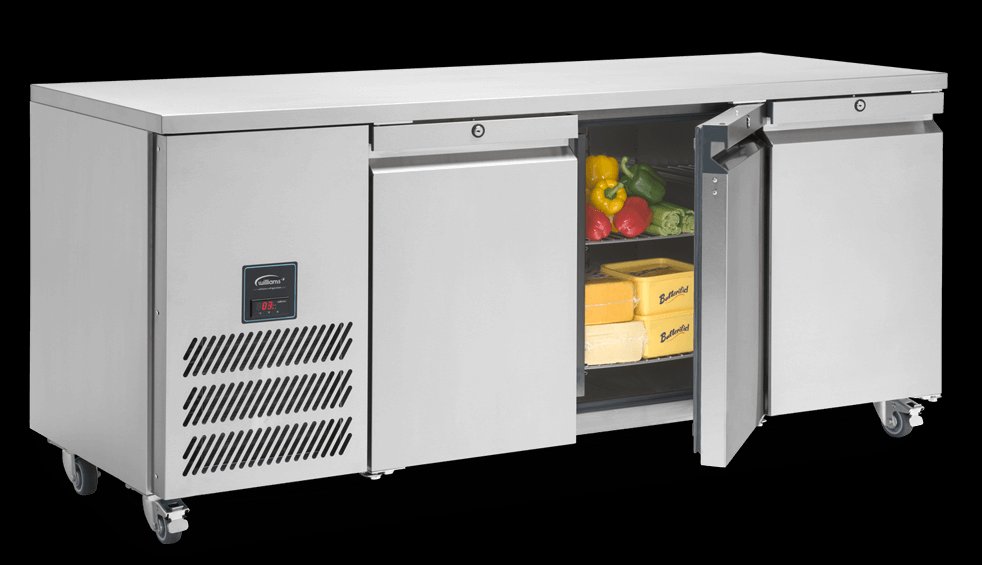 Williams Jade HJC3-SA 3 Door Refrigerated Counter W1880 x H857mm