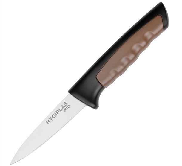 Hygiplas Pro Paring Knife Brown 8.5cm (JD227)