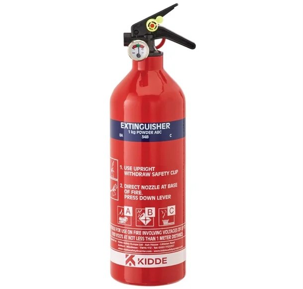 Kidde Dry Powder Fire Extinguisher 1kg