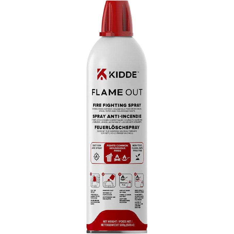Kidde Flame Out Fire Fighting Spray 500ml