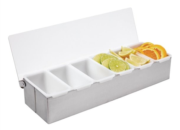 Bar Condiment Dispenser 6 x 1 Pint Inserts