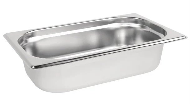 Vogue Stainless Steel 1/4 Gastronorm Pan Depth 65mm