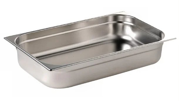 Vogue Stainless Steel 1/1 Gastronorm Pan Depth 65mm