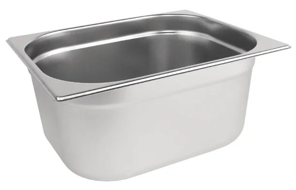 Vogue Stainless Steel 1/2 Gastronorm Pan Depth 150mm