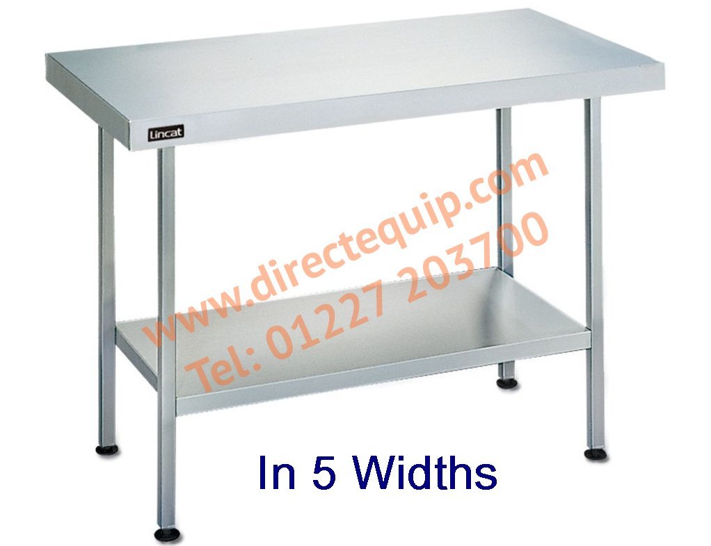Lincat Stainless Steel Centre Tables Flat Pack L6506CT, L6509CT, L6512CT, L6518CT& L6515CT