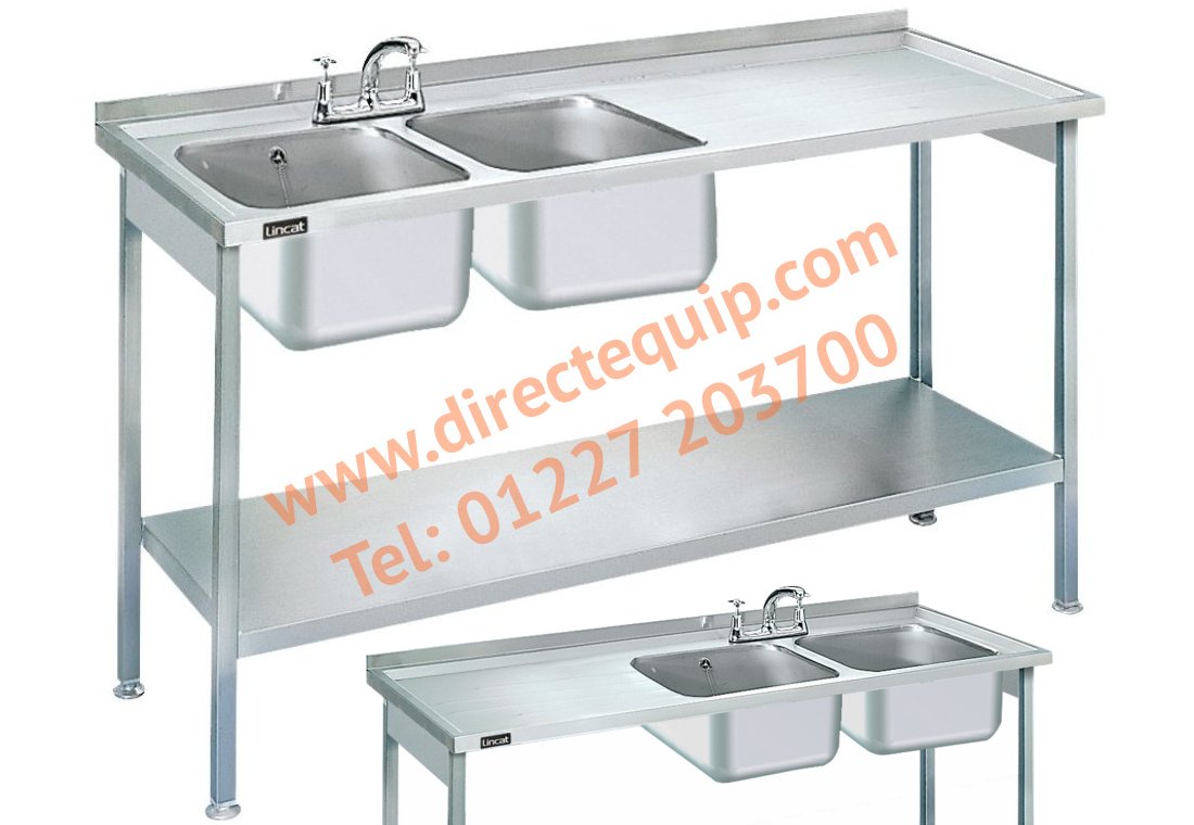 Lincat Double Sink Units L884