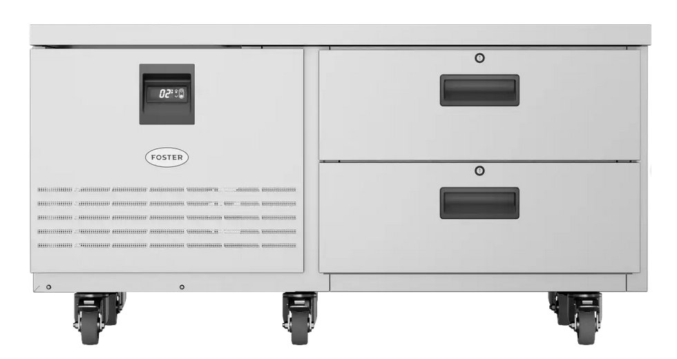 Foster LL2/1HD 2 Drawer Low Level Refrigerated Counter W1245 x H645mm